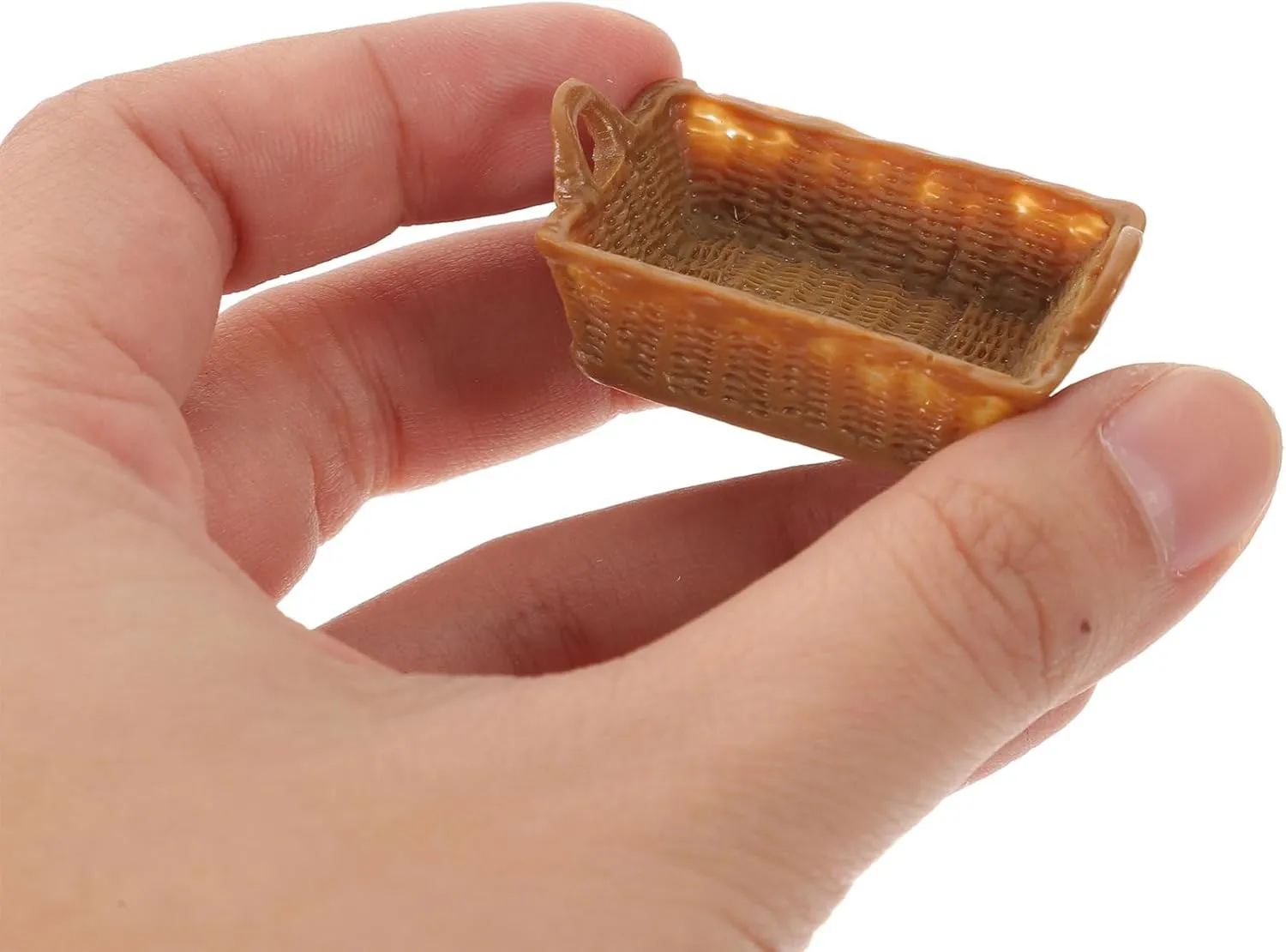4sets 4pcs Scale Dollhouse Storage Baskets Resin Miniature Furniture Decor Cute Accessories for Fairy Garden Decor 4pcs*4