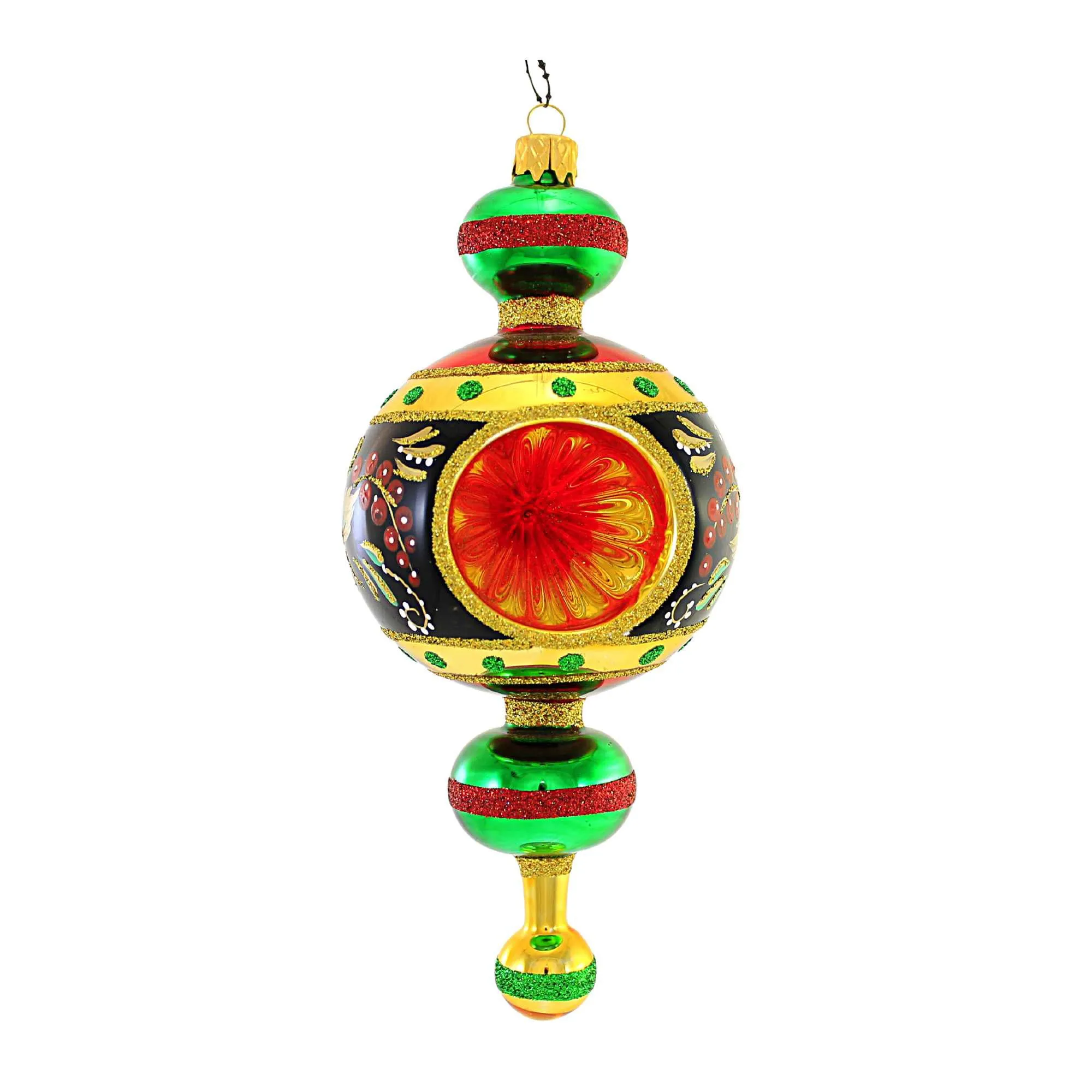 (58729) Floral Rustic  4 Ball Reflector
