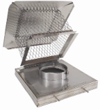 5.5x8x13 in. Deluxe Terra-Cotta Mount Hinged Chimney Cap