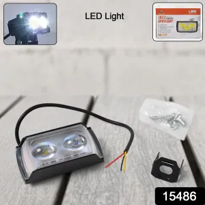 6 Mode Led Spotlight Universal Ultra Mini Double Lens Fog Light (1 Pc)