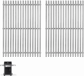 7639 Cooking Grates for Weber Spirit 300 & Spirit II 300 Series E310 E320 S310 S320 E/S 330, Grill Grates for Weber Genesis Silver B/C Genesis Gold B/C Grates, 7638 65906 Grates, 304 Stainless Steel
