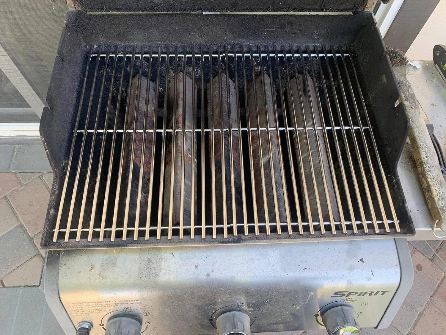 7639 Cooking Grates for Weber Spirit 300 & Spirit II 300 Series E310 E320 S310 S320 E/S 330, Grill Grates for Weber Genesis Silver B/C Genesis Gold B/C Grates, 7638 65906 Grates, 304 Stainless Steel