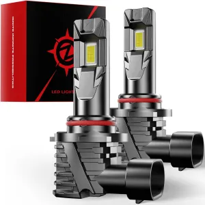 9006 Light Bulbs [Super Bright] 24000lm 600% Brightness Fog Lights Bulbs Real 1:1 Mini Size Design, 6000k Cool White，Pack of 2