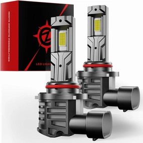 [2025 Upgrade] 9005 Led Lights Bulbs, [Latest & Brightest] 24000lm 800% Brightness Fog Light Real 1:1 Mini Size Design, 6000k Cool White，Pack of 2