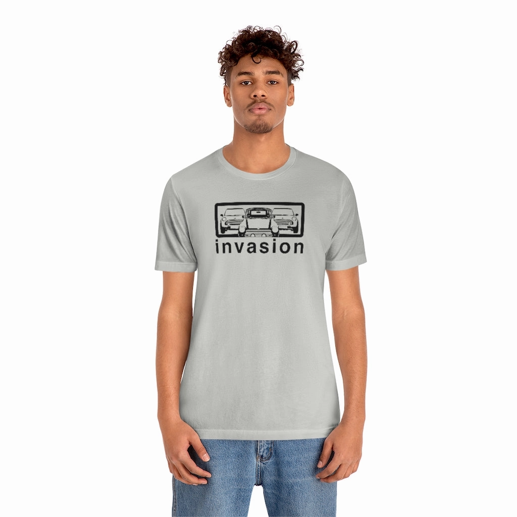 "Mini Invasion" Mini Unisex Jersey Tee (Black)