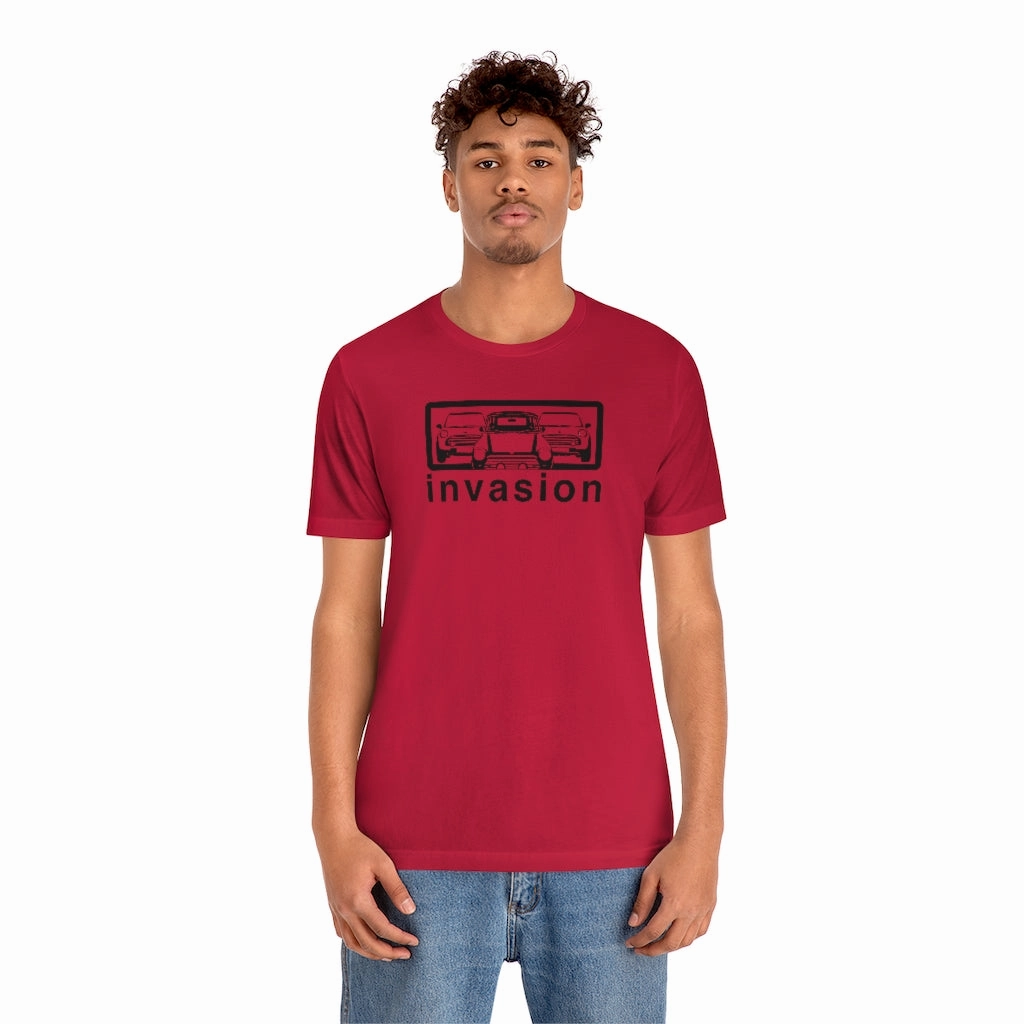 "Mini Invasion" Mini Unisex Jersey Tee (Black)