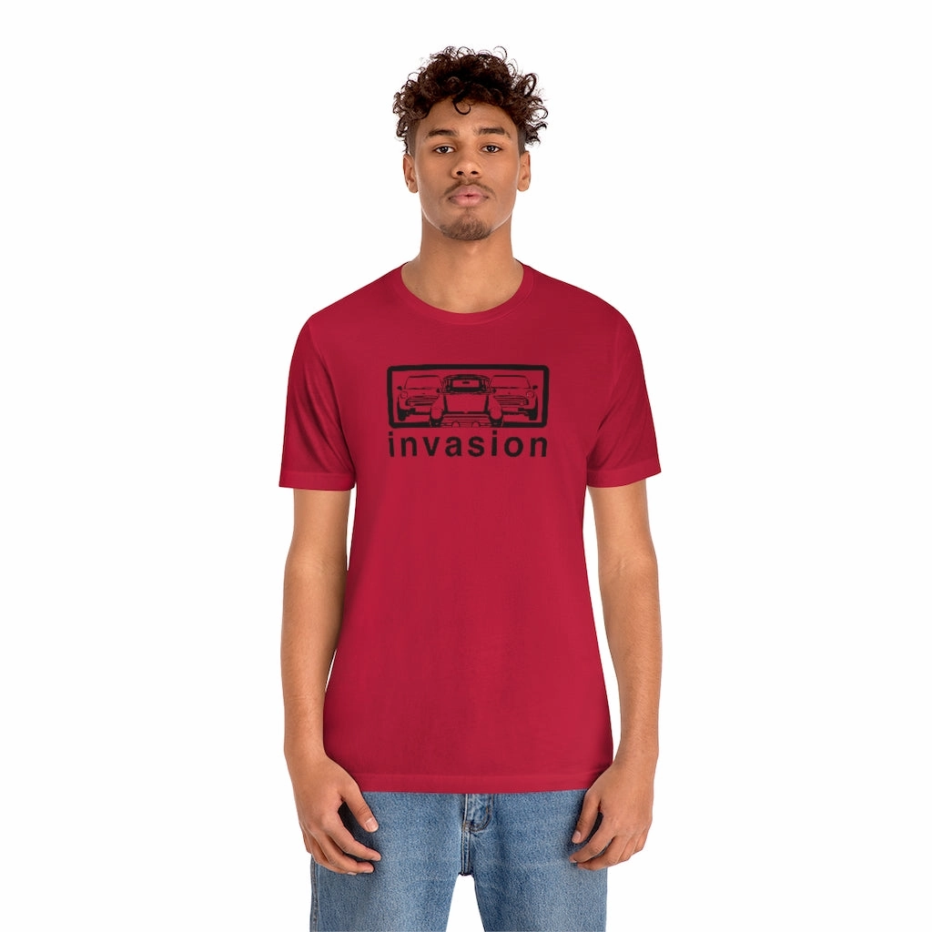 "Mini Invasion" Mini Unisex Jersey Tee (Black)