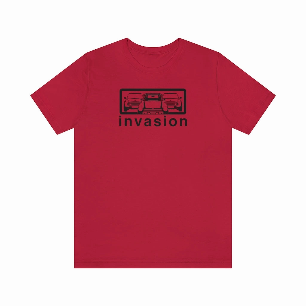 "Mini Invasion" Mini Unisex Jersey Tee (Black)