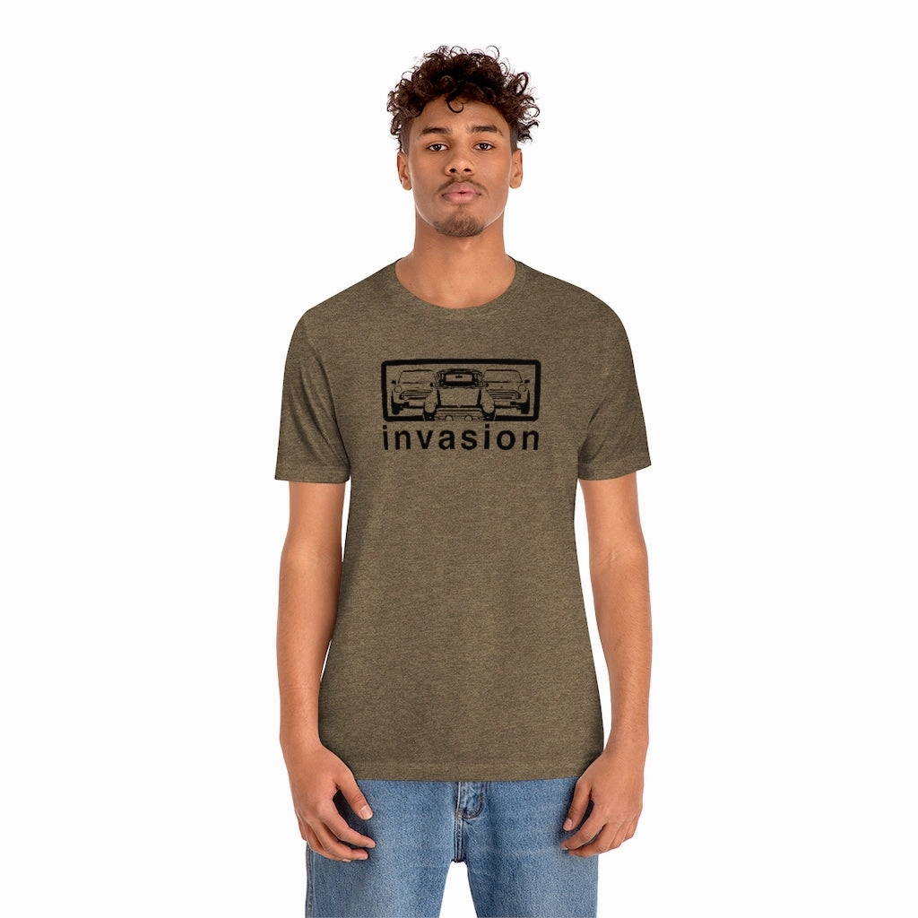 "Mini Invasion" Mini Unisex Jersey Tee (Black)