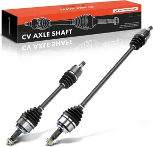 A-Premium Pair (2) Front CV Axle Shaft Assembly Compatible with Honda Civic 2006 2007 2008 2009 2010 2011 2012 2013 2014 2015 L4 1.8L, Automatic Transmission, Driver and Passenger Side