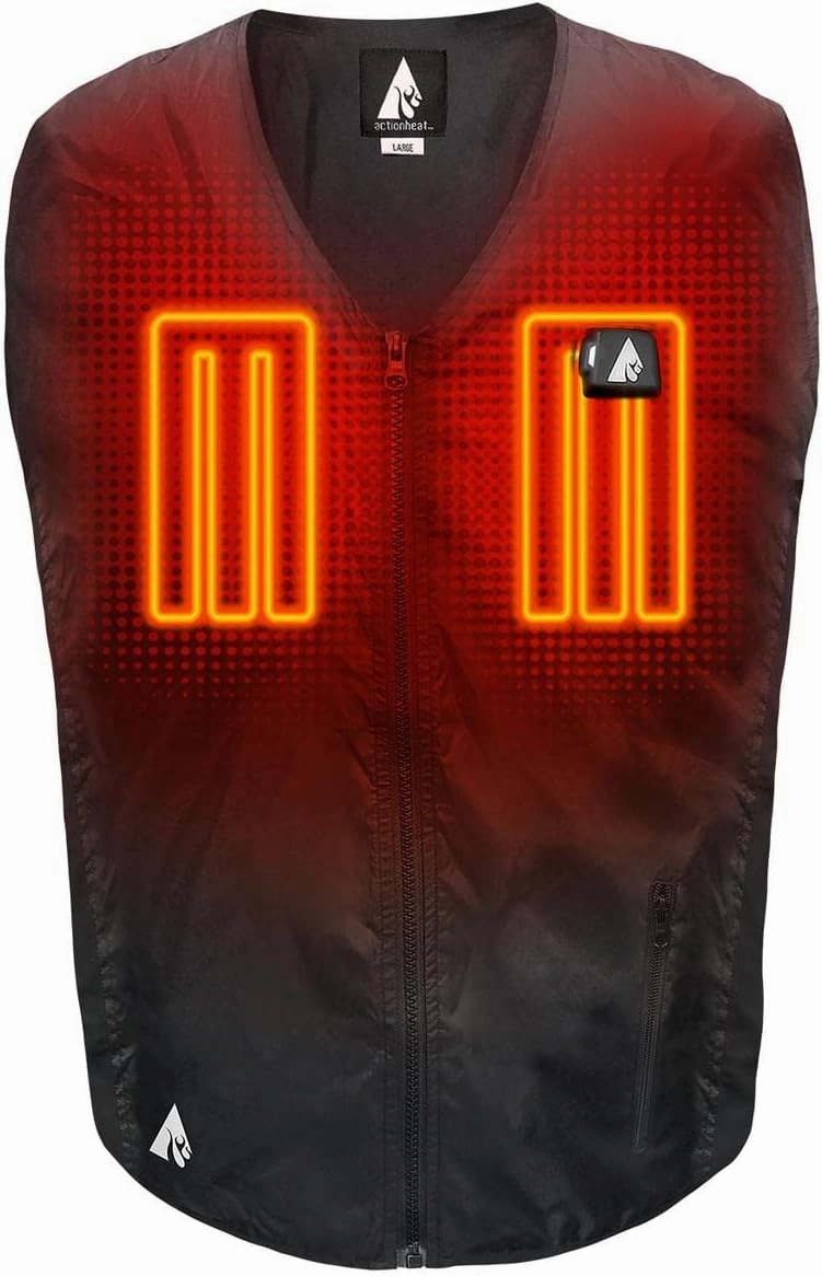 ActionHeat 5V Heated Vest Liner, Wear under any Jacket, Electric Vest for Hiking, Hunting, Outdoors, Motorcycle, Work
