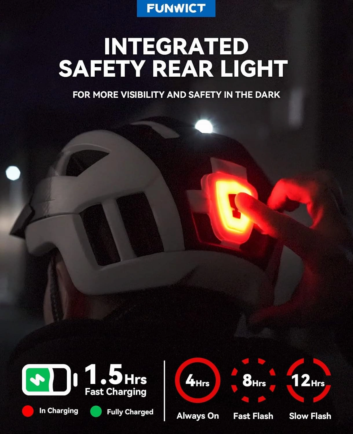 Adult Bike Helmet with Visor and Goggles for Men Women Mountain Road Bicycle Helmet Rechargeable Rear Light Cycling Helmet