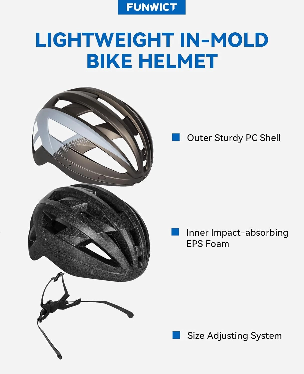 Adult Bike Helmet with Visor and Goggles for Men Women Mountain Road Bicycle Helmet Rechargeable Rear Light Cycling Helmet