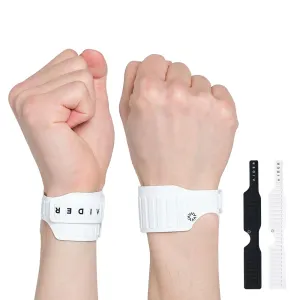 Aider Cook-Grip Waterproof Wrist Brace – Magnetic Strap, Quick Wear, Free Size, Fits Left & Right – Pain Relief for TFCC, CTS, Carpal Tunnel, Injury Recovery (White)