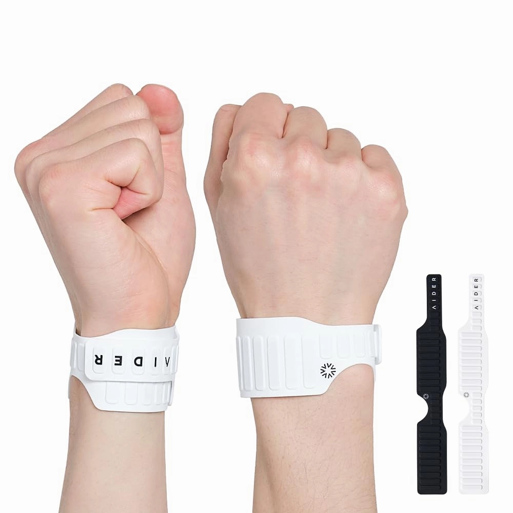 Aider Cook-Grip Waterproof Wrist Brace – Magnetic Strap, Quick Wear, Free Size, Fits Left & Right – Pain Relief for TFCC, CTS, Carpal Tunnel, Injury Recovery (White)