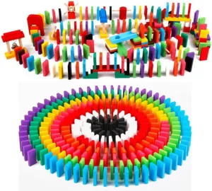 Alasum 120pcs Colorful Building Blocks Educational Wooden Toys for Boy Girl and Adults Fun Balance Game for Creative Play for Hands Vibrant Colors