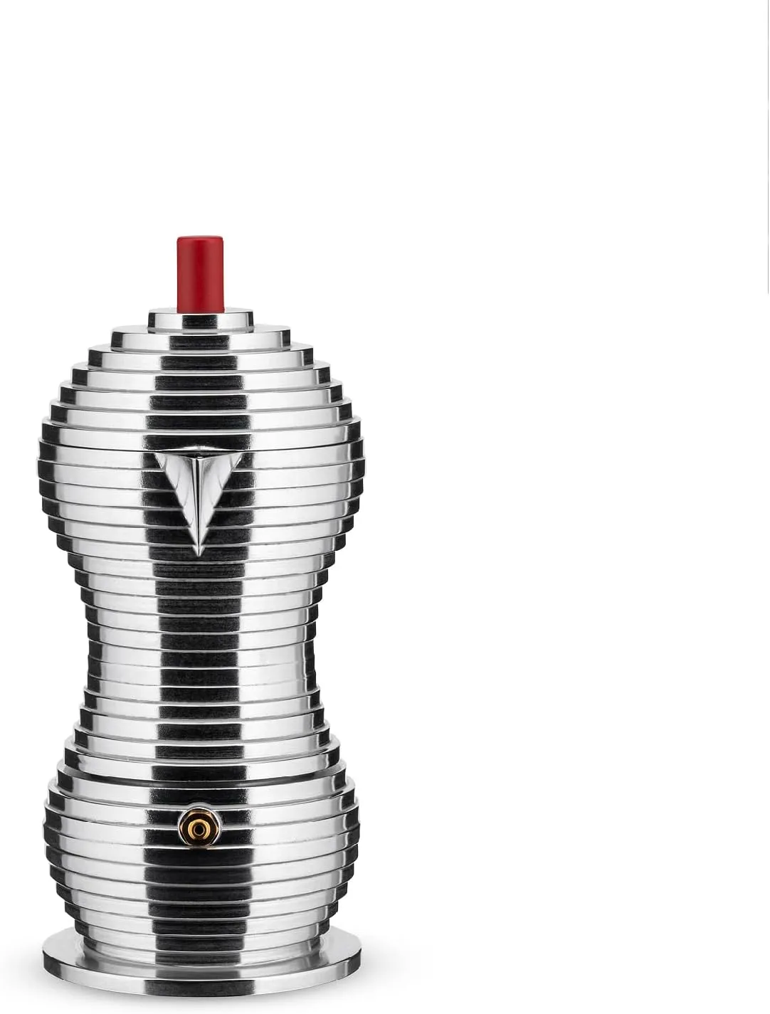 Alessi - MDL02/3RFM Alessi Pulcina Espresso Coffee Maker, 3 Cups, red