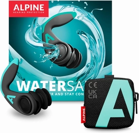 Alpine WaterSafe Pro - Ear Plugs for Swimming and Surfing – for Adults - Waterproof - Comfortable - Secure Fit - for Water Sports - Reusable - Sizes M & L - 1 Pair