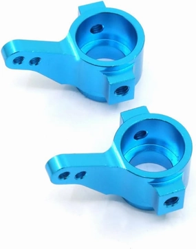 Aluminum Alloy Steering Cup Block RC Parts for 1/10 Tamiya CC01 TA02 TA03 RC Car, Blue
