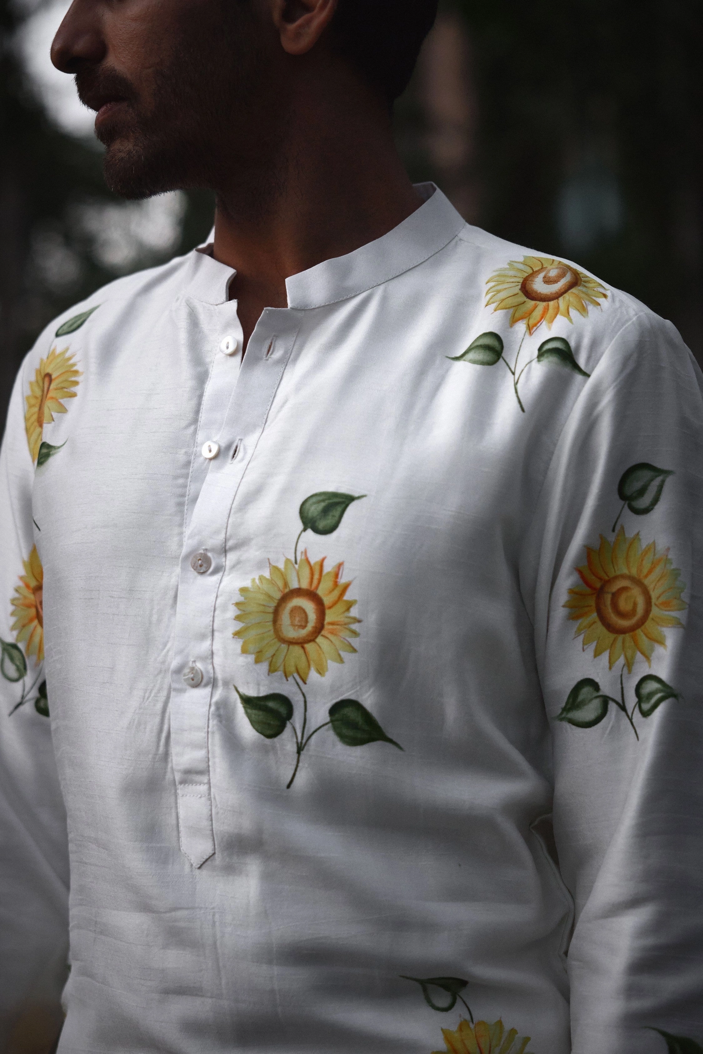 ALWAR HAND PAINTED KURTA