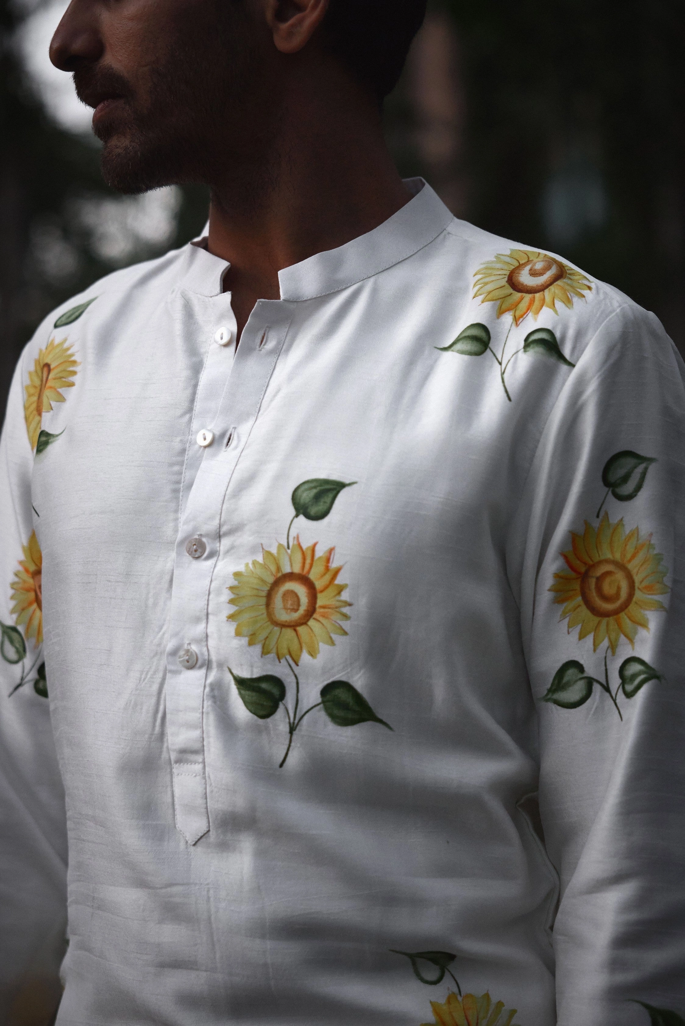 ALWAR HAND PAINTED KURTA