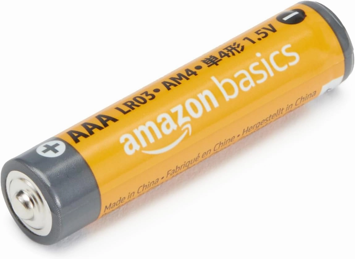 Amazon Basics AAA Alkaline High-Performance Batteries, 1.5 Volt, 10-Year Shelf Life, 36 Count (Pack of 1)