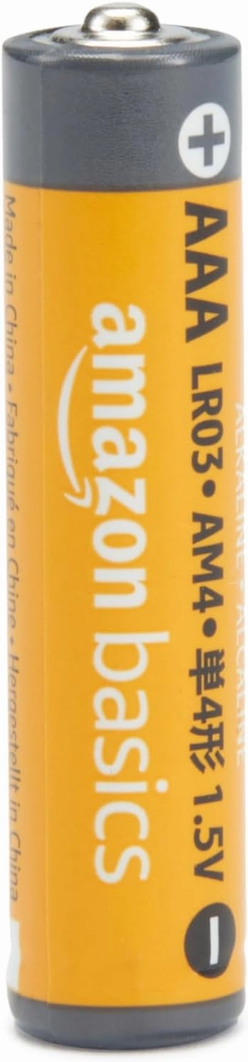Amazon Basics AAA Alkaline High-Performance Batteries, 1.5 Volt, 10-Year Shelf Life, 36 Count (Pack of 1)