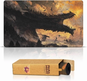 Ancalagon The Black (Stitched) - MTG Playmat by Anato Finnstark, LOTR Lord of The Rings - Compatible with Magic The Gathering Playmat - Play MTG, YuGiOh, TCG - Original Play Mat Art Designs