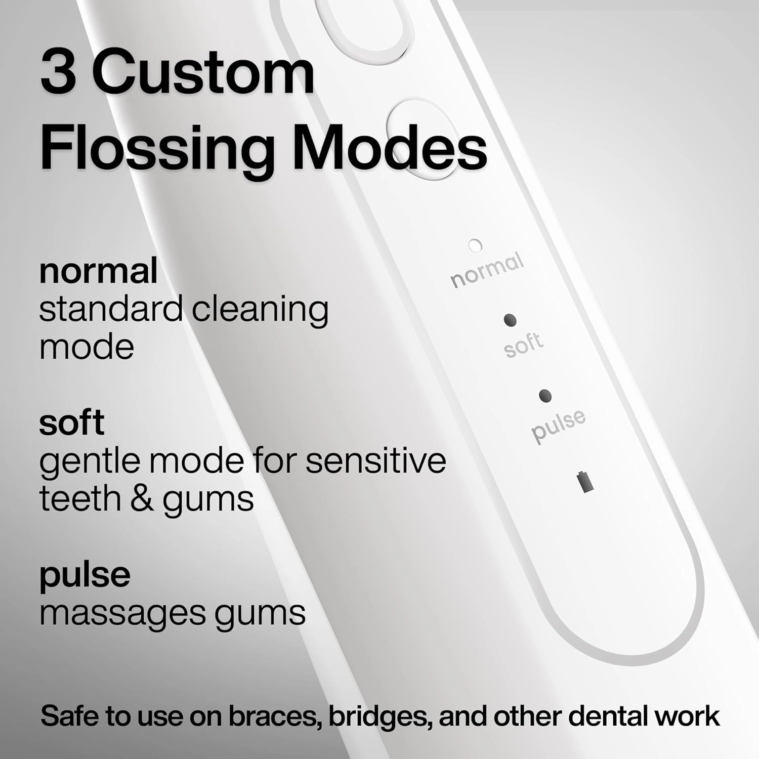 AquaSonic Icon Water Flosser for Teeth – Cordless Rechargeable Oral Irrigator – Waterproof, Portable Dental Cleaning with Jet Tip – Braces Home Travel - Pearl