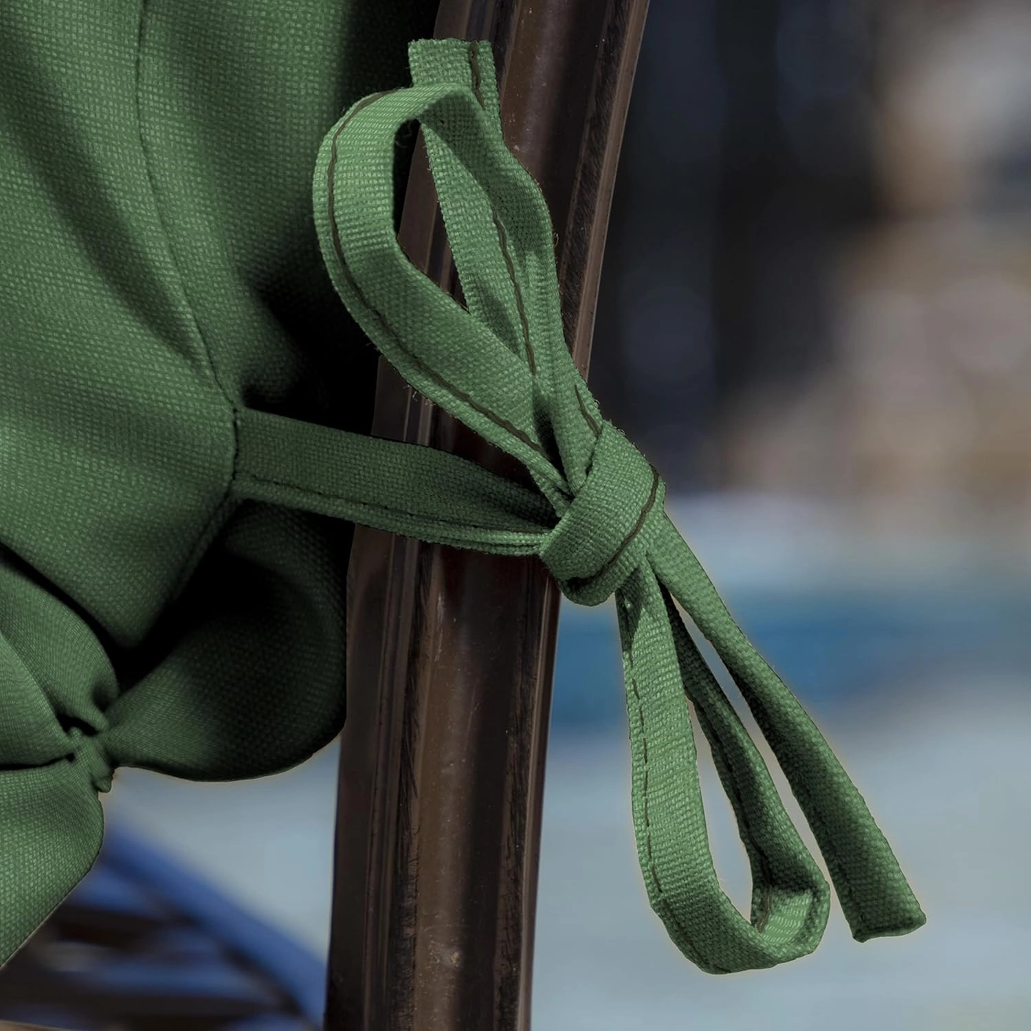 Arden Outdoor Midback Chair Cushion, 18 x 16.5, Rain-Proof, Fade Resistant 16.5 x 18, Moss Green Leala