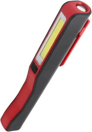 ARTIBETTER Cob LED Rechargeable Magnetic Compact Emergency Flashlight for Inspection and Repair for Camping Fishing Biking and Everyday Use