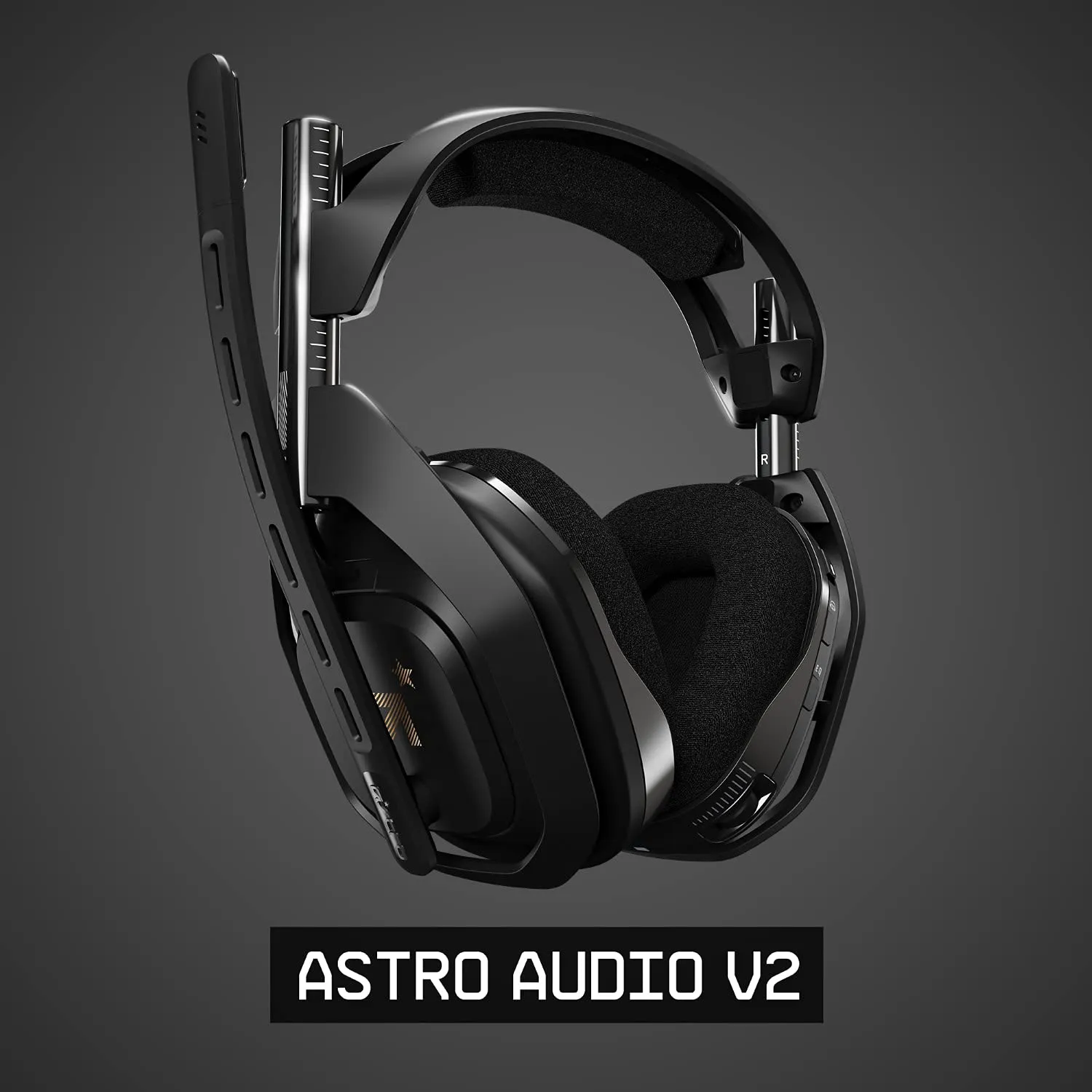 ASTRO Gaming A50 Wireless Headset   Base Station Gen 4 - Compatible with Xbox Series X|S, Xbox One, PC, Mac - Black/Gold