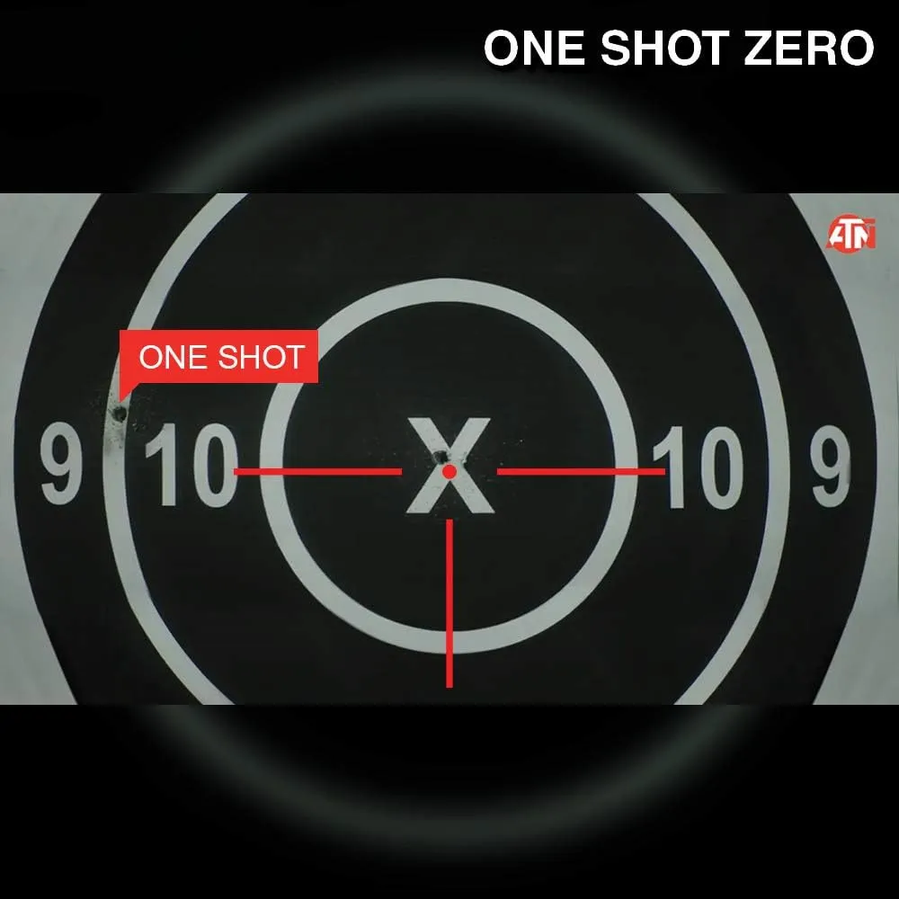 ATN Thor 4 Smart HD Thermal Hunting Scope w/New gen Sensor, Built-in Ballistics Calc, Video Record, Wi-Fi, 18hrs  Battery