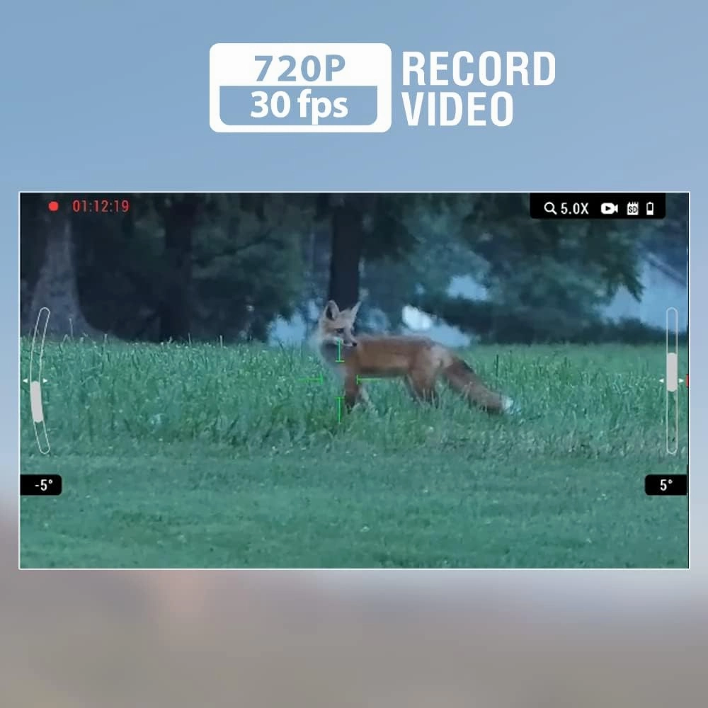 ATN Night Vision Scope - Ultra Sensitive Night Vision Sensor, HD Display - Premium Night Vision Scope for Precision and Clarity in Low-Light Conditions