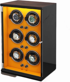 Automatic Watch Winder Box for 1/2/4/6/9/12/16 Watches 5 Rotation Modes for Men's and Women's Watches Storage Display Box
