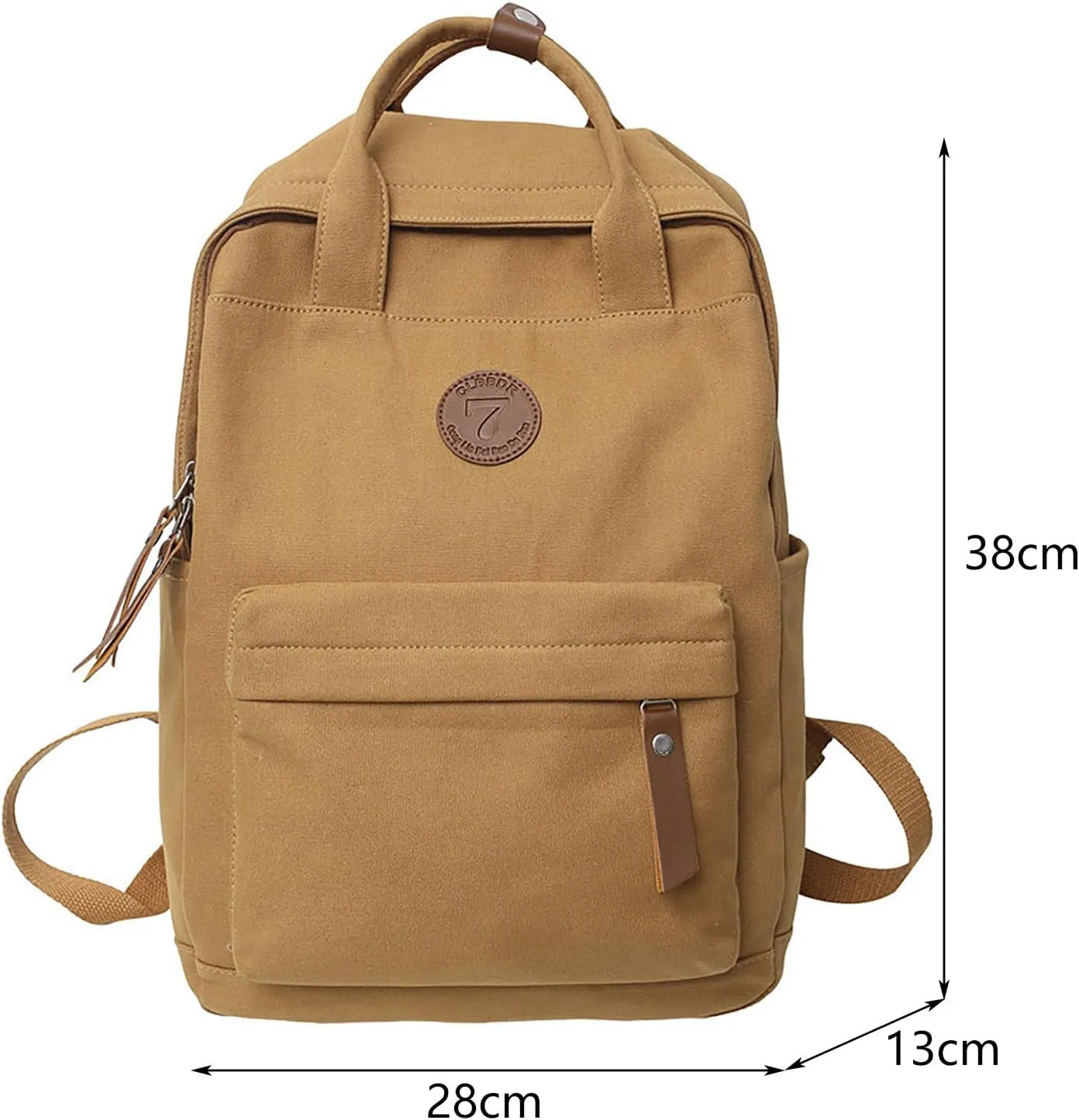 Backpack Men And Women Couples Shoulder Bag Fashion Simple Personality Large Capacity Backpack Women's (Black, One Size)