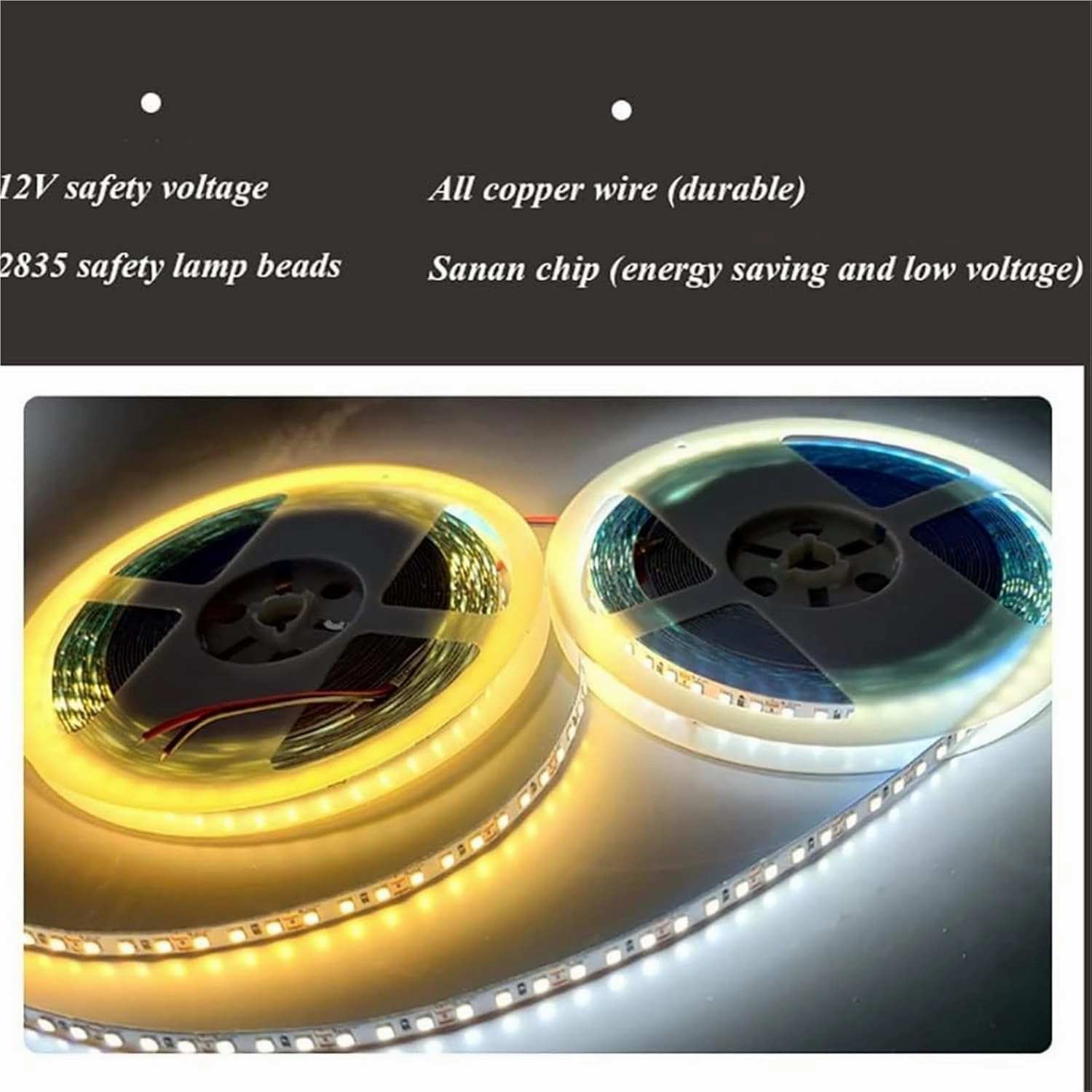 Bathroom Mirror Semi-Circular Bathroom Mirror Frameless LED Makeup Mirror Anti-Fog Modern Decorative Mirror(Right Cut,32inch/80cm)