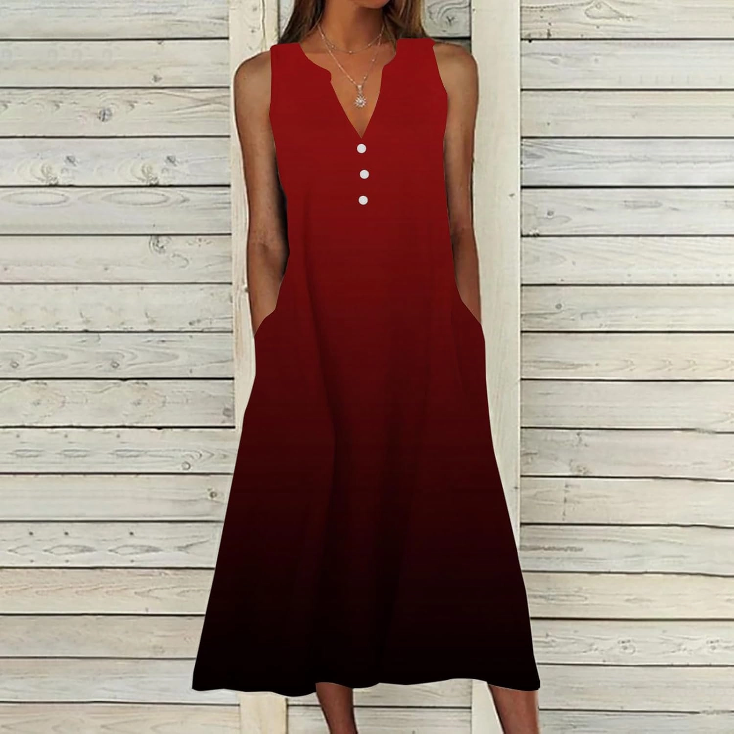 Beach Sundresses for Women 2025 Vacation Casual Plus Size Midi Sun Dress Loose Flowy Summer Boho Long Dresse Trendy