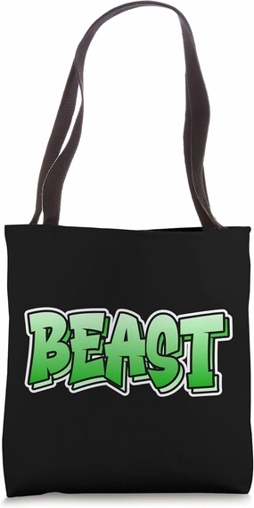 Beast | Graffiti Style Design That Says Beast Tote Bag