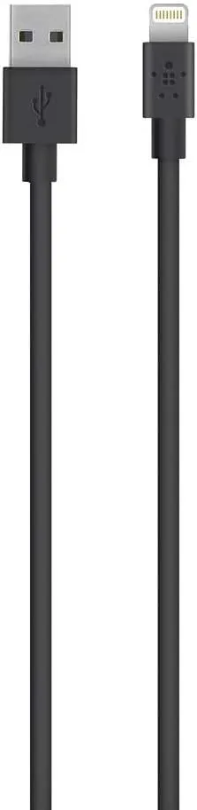Belkin Lightning to USB ChargeSync Cable - Lightning/USB for iPad, iPod, iPod, Notebook - 6.56 ft -