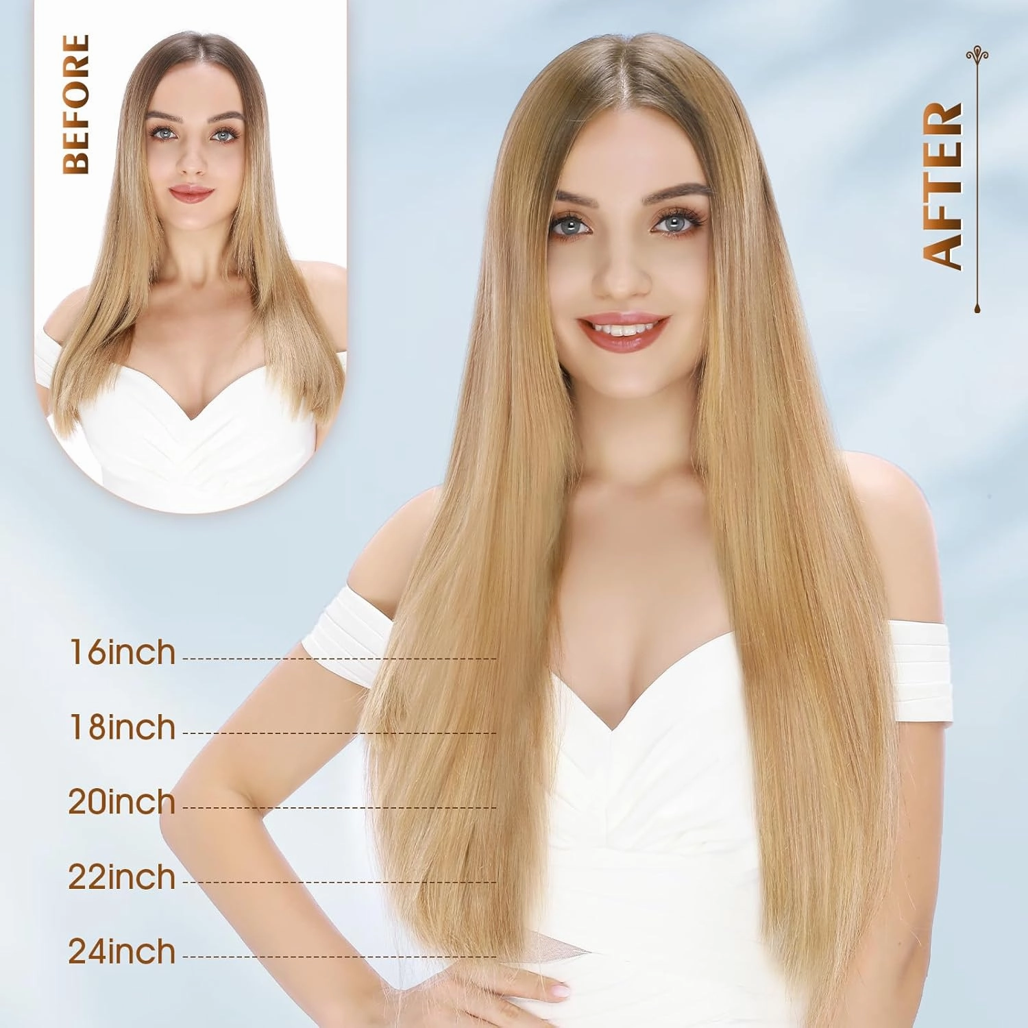 Benehair Micro Loop Ring Human Hair Extensions Remy Hairpiece Hair Extensions Natural Black #1B Silky Straight 100 Strands 50g 16 Inch