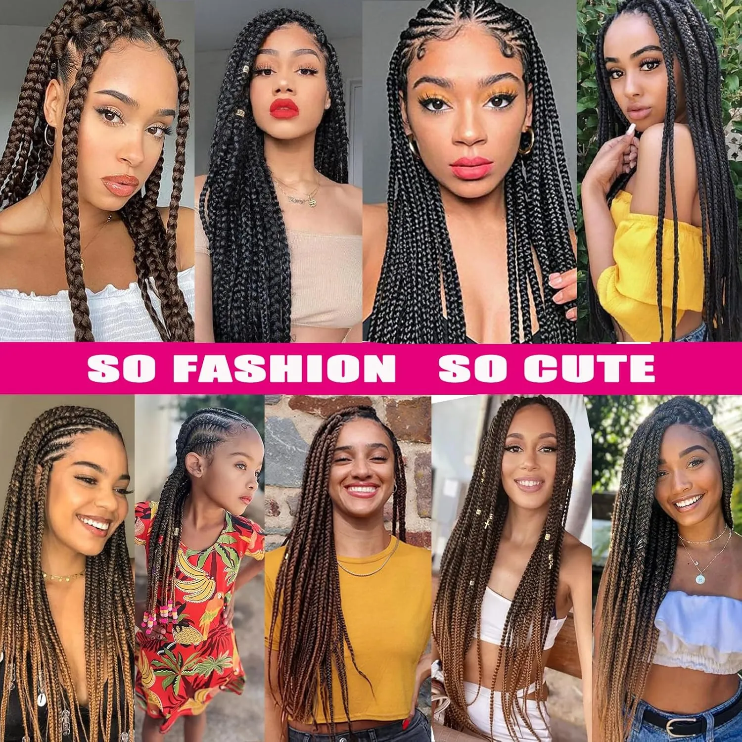 Black And Purple And Pink Braiding Hair Pre stretched 18 Inch 8 Packs Pre stretched Braiding Hair Yaki Texture Synthetic Hair Extension Itch Free Hot Water Setting(18", T1B/Purple/Pink)