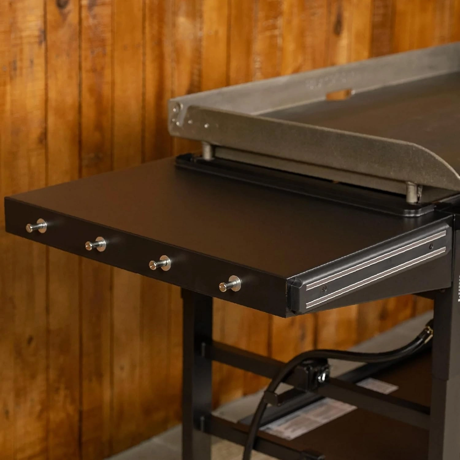 Blackstone 2266 36” Original Omnivore Griddle with Dual Side Shelves, Powder Coated Steel, Black