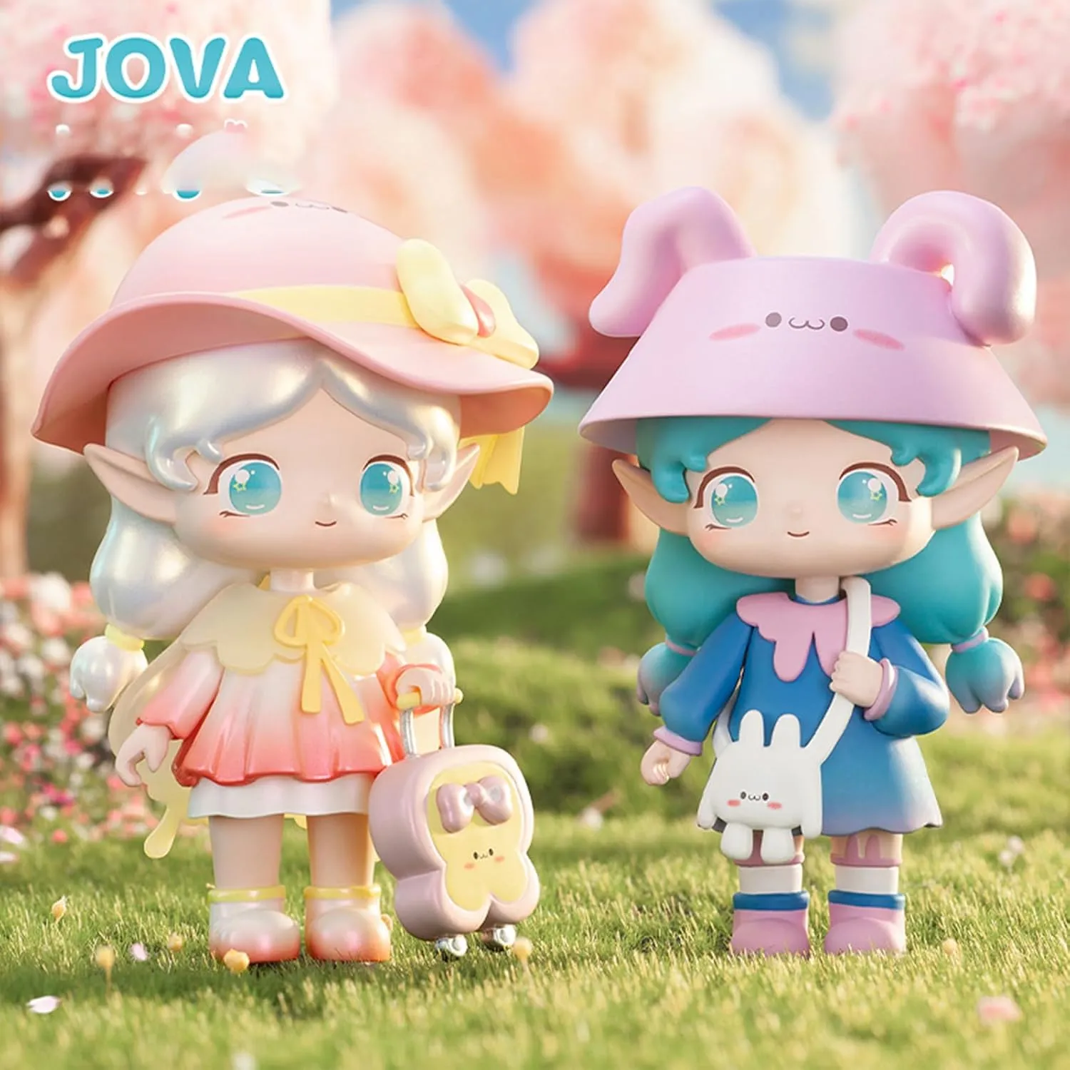 Blind Box Figures Toys,4.7" Cute Mini Dolls Kawaii JOVA Journey Series PVC Blind Box Doll Collectable Action Figure Posable Dress Up Doll for Girls Birthday Party Gift Toys