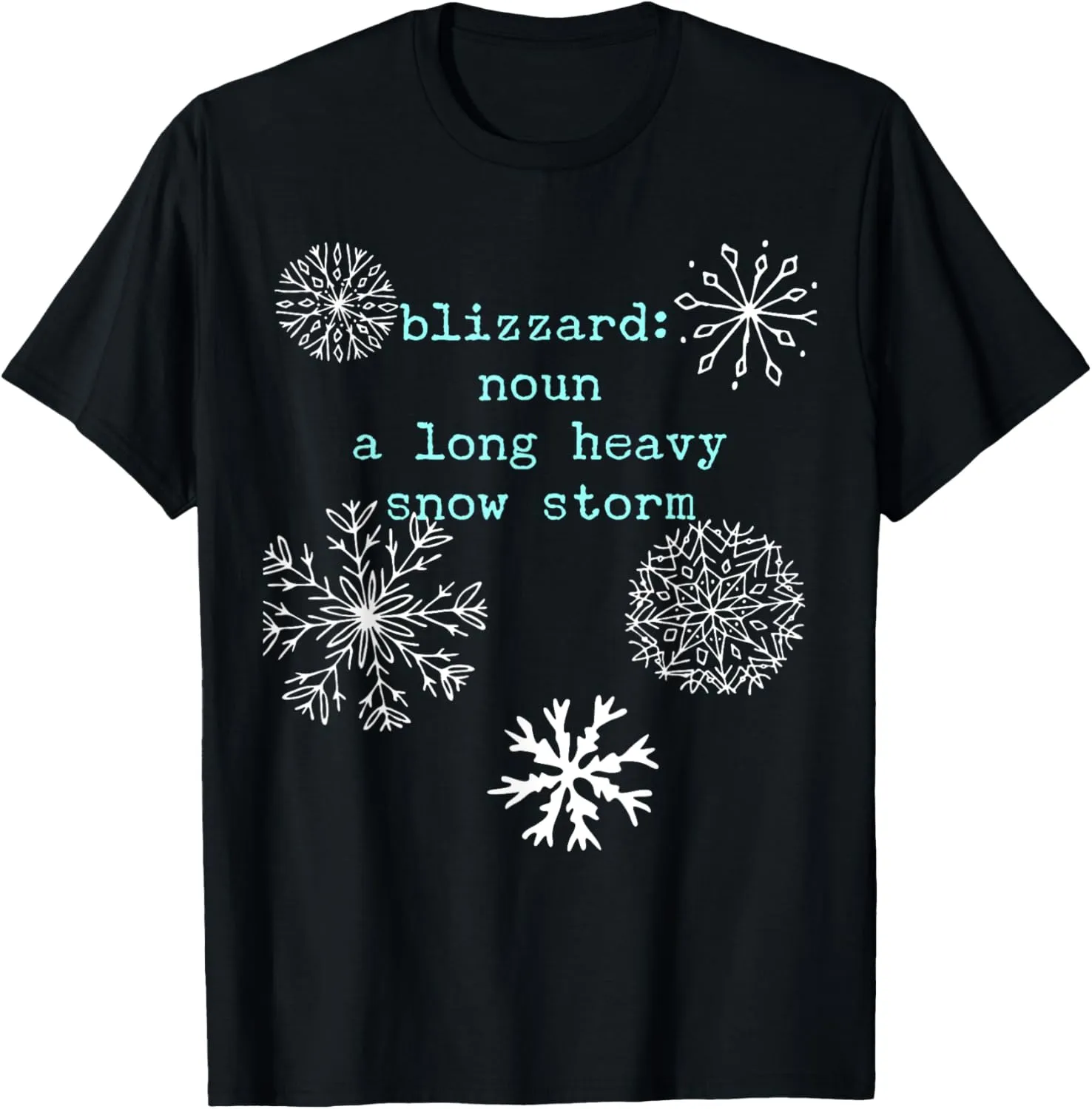 Blizzard Dictionary Definition Vocabulary Parade T-Shirt T-Shirt