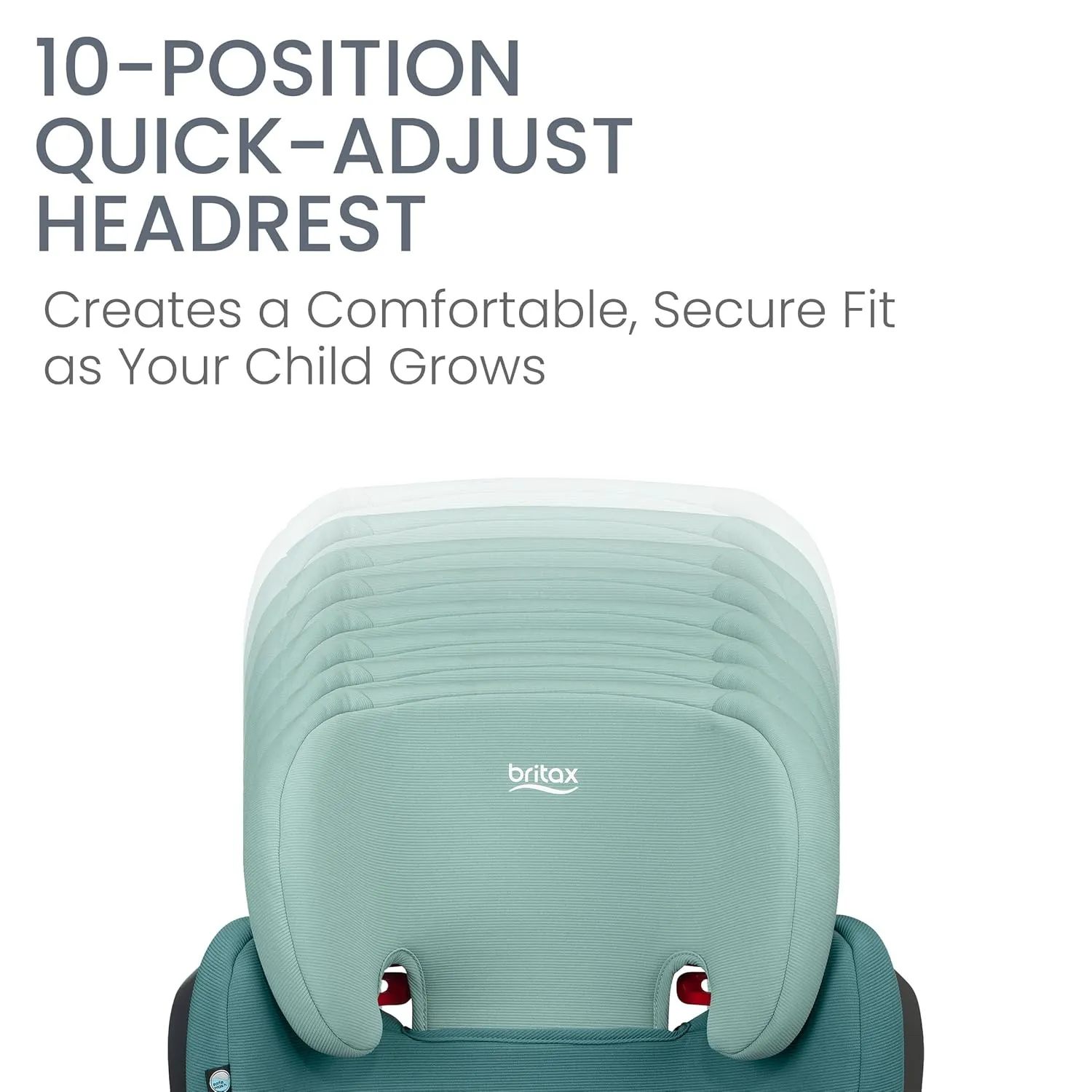Britax Highpoint Backless Belt-Positioning Booster Seat, SafeWash Green Ombre