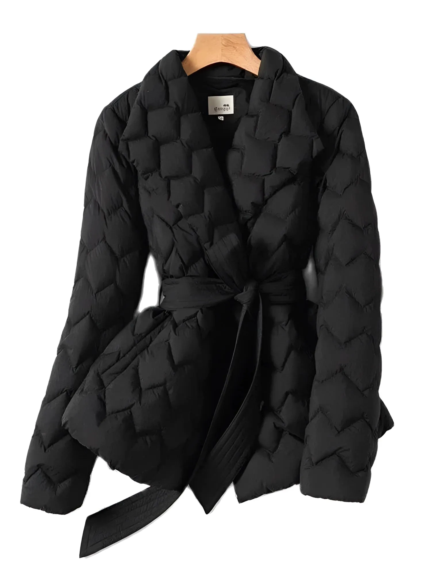 Brown Quilted Puffer Jacket - Lightweight Insulated Men's Coat