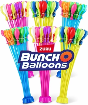 Bunch O Balloons Crazy Color by ZURU, 200  Rapid-Filling Self-Sealing Water Balloons for Outdoor Family, Friends, Children Summer Fun, Amazon Exclusive (6 Pack)
