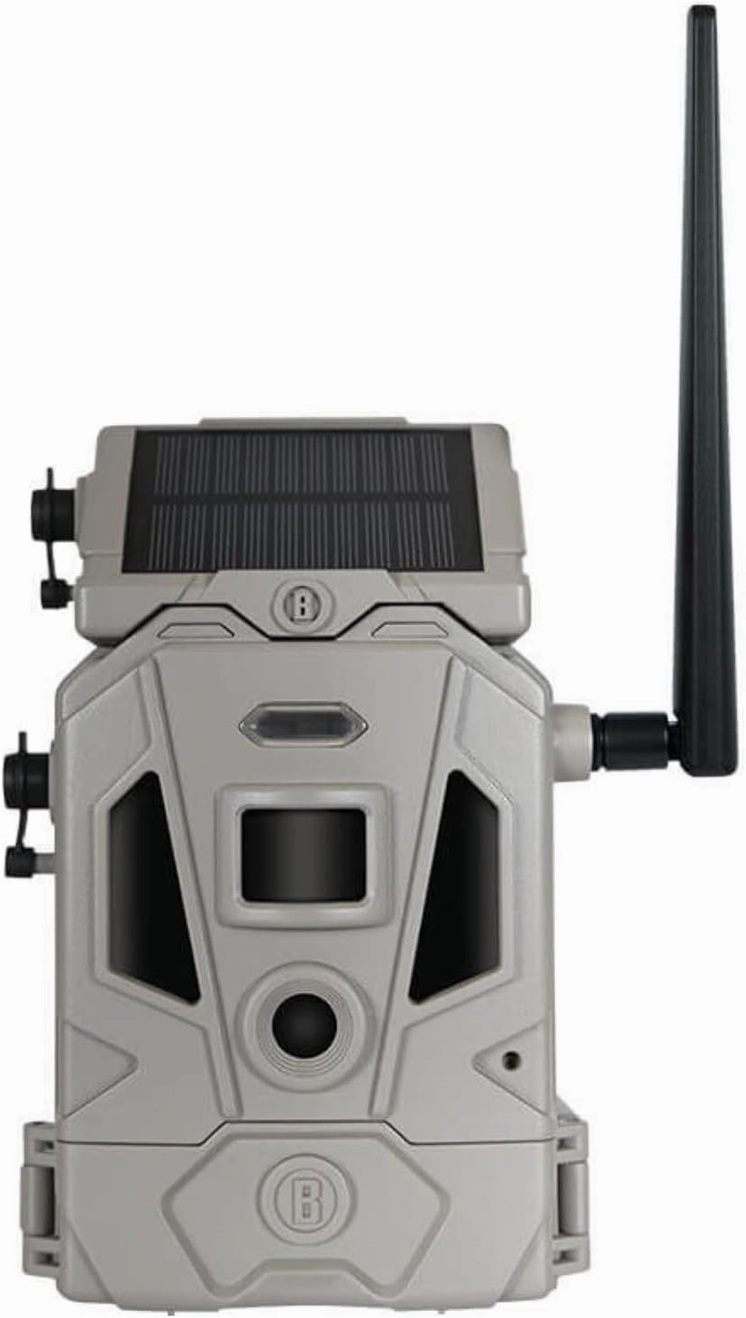 Bushnell CelluCORE 20 Solar Trail Camera, Dual Sim Low Glow Hunting Game Camera with Detachable Solar Panel Works with OnX Hunt