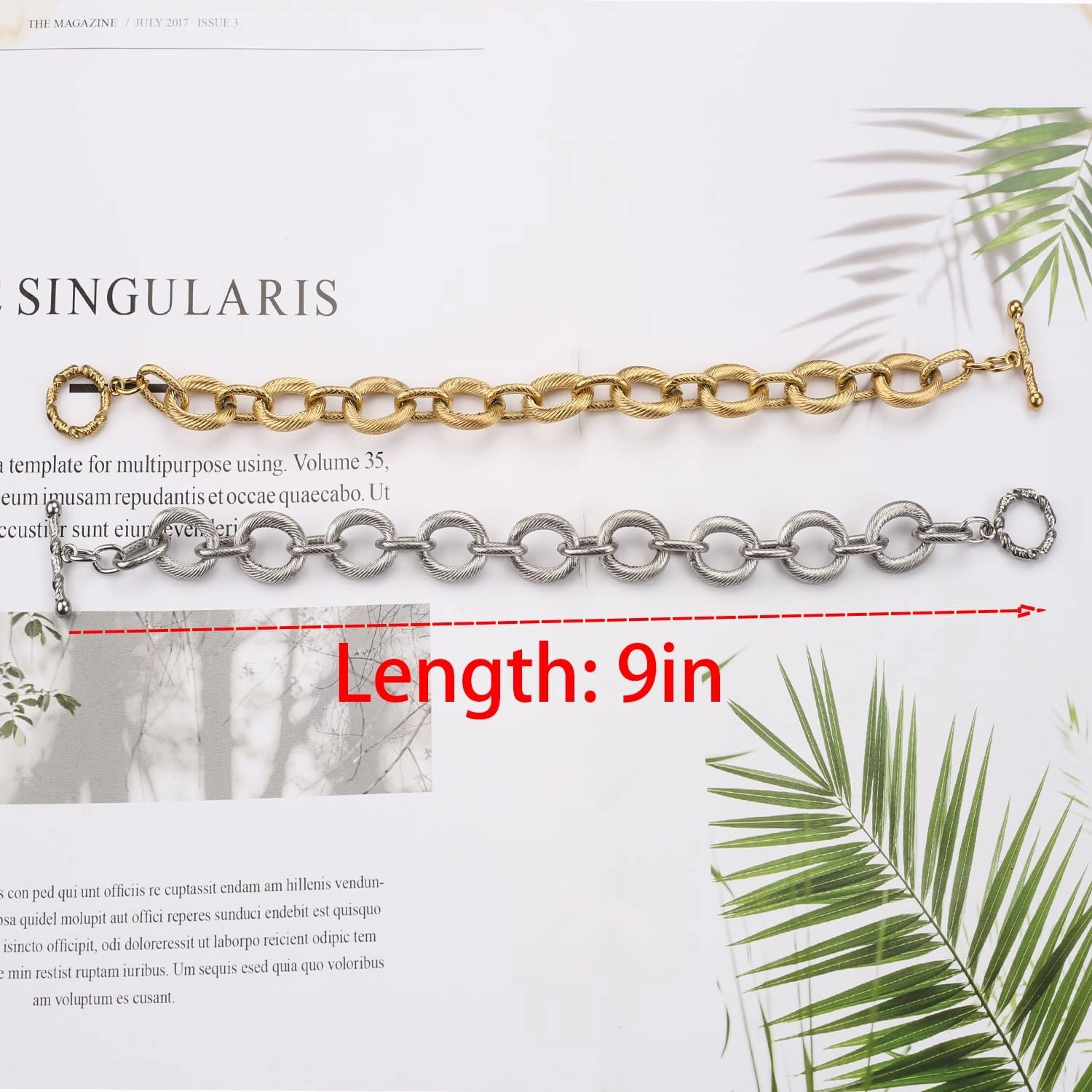 Cable Bracelet for Women Circle Bangle Rolo Chain Link Bracelets Designer Inspire Silver Gold Bracelets